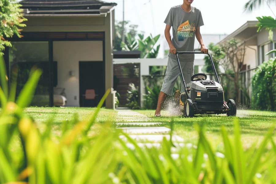 Electric Powered Lawn Mower