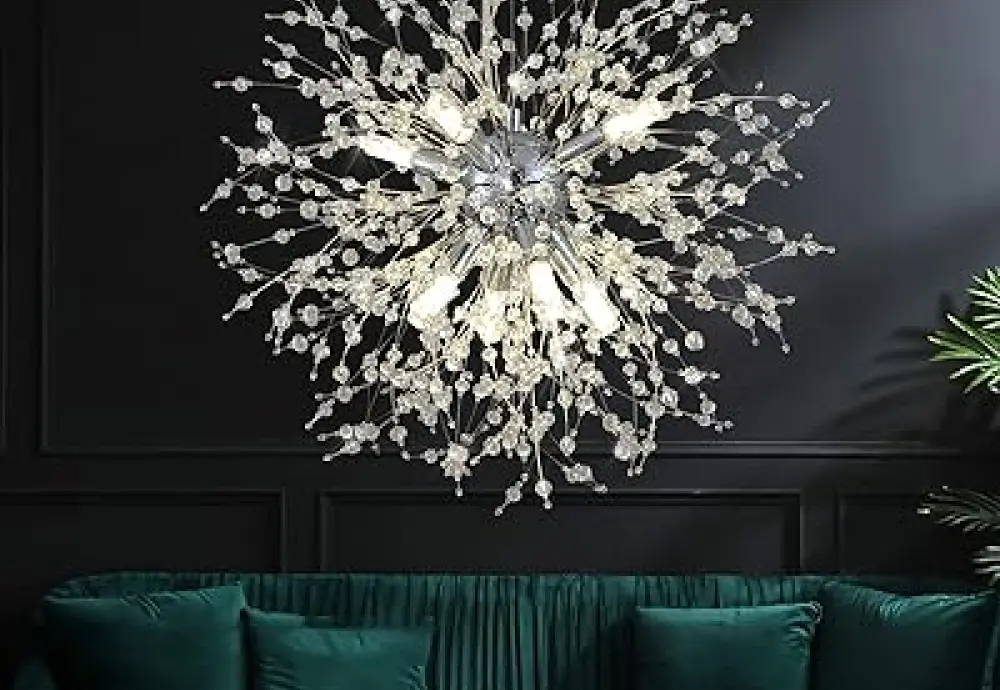 Antique Crystal Chandelier