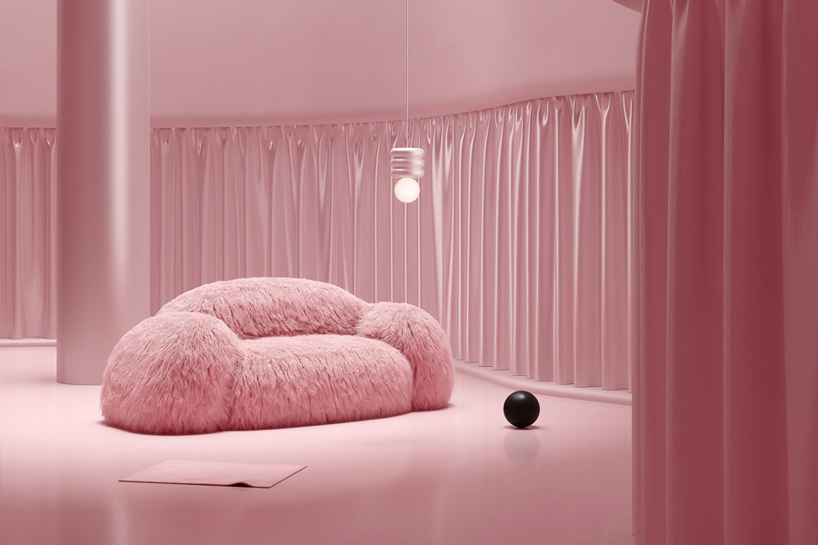 Pink Sofa Bed