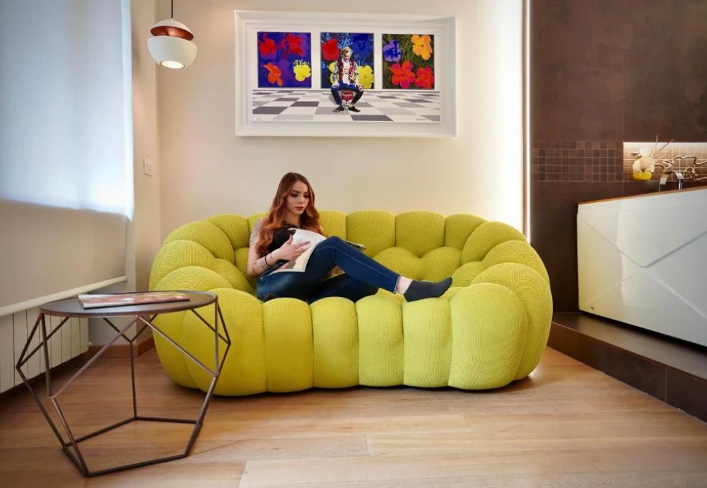 Bubble Blue Couch