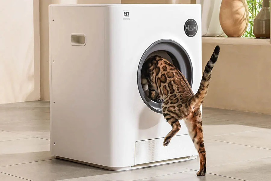 Auto Clean Kitty Litter Box
