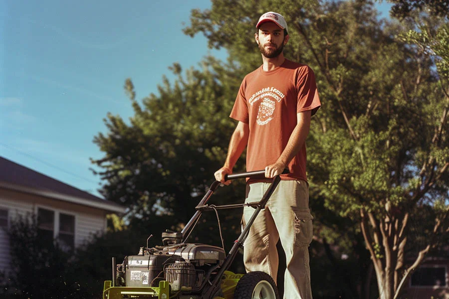 Battery Charged Lawn Mower